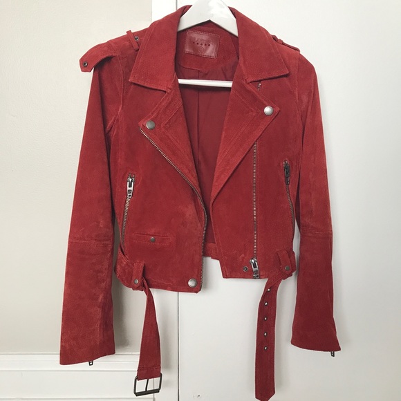Red Suede Jacket - Picture 2 of 7